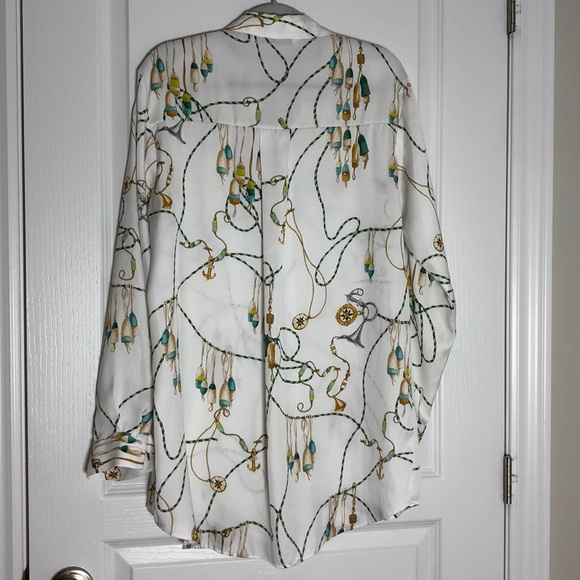 Zara chain print blouse - Picture 4 of 7